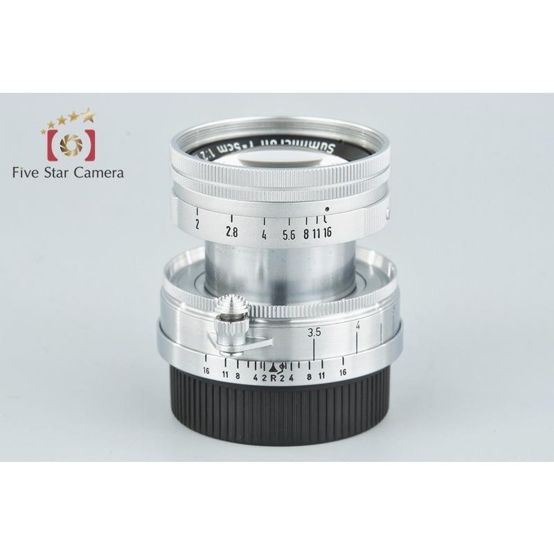 ライカ（Leica） 【中古】Leica SUMMICRON 50mm f/2 沈胴式 L39 ライカ