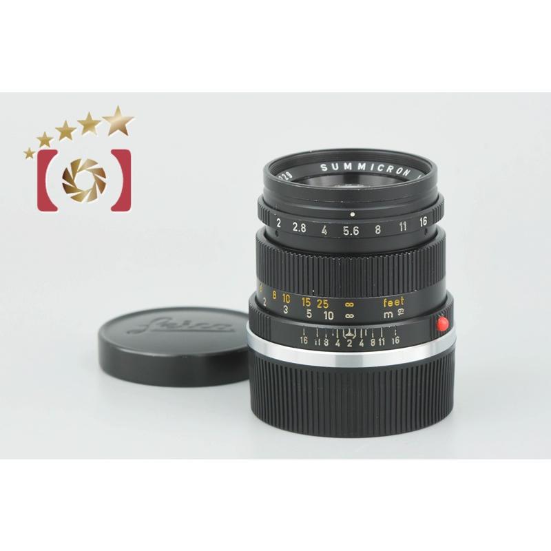 ライカ 【中古】Leica Summicron 50mm f/2 第3世代 ライカM ライカ 【中古】Leica Summicron 50mm f/2 第3世代 ライカM