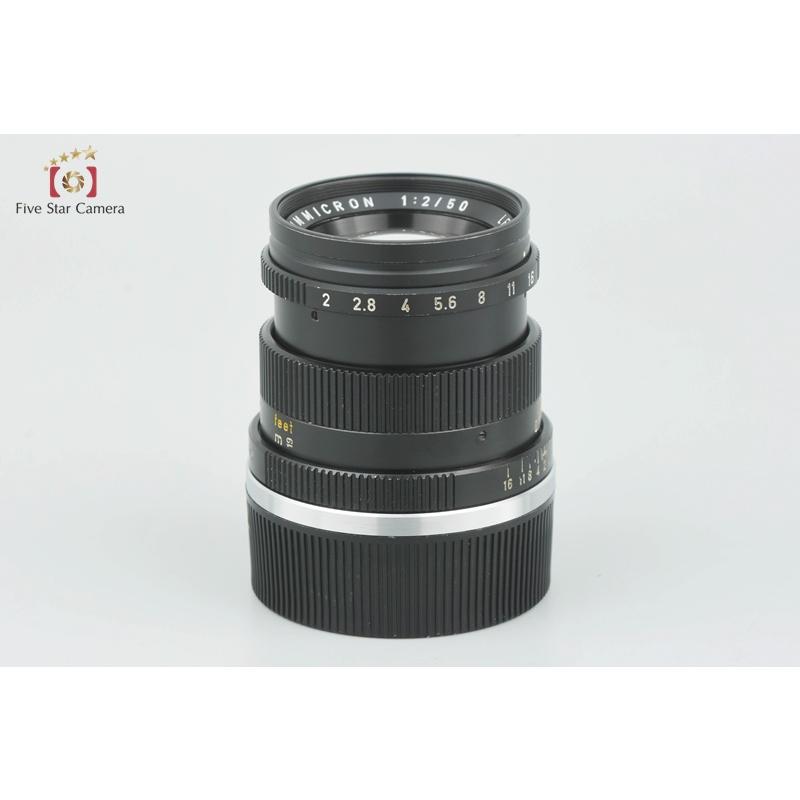 ライカ 【中古】Leica Summicron 50mm f/2 第3世代 ライカM ライカ 【中古】Leica Summicron 50mm f/2 第3世代 ライカM