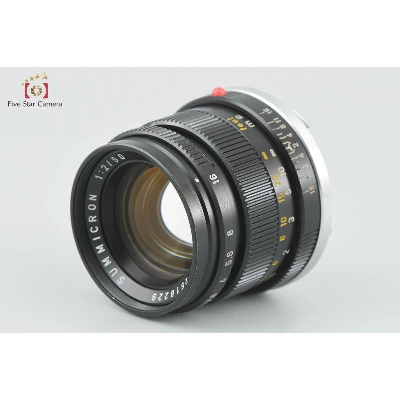 ライカ 【中古】Leica Summicron 50mm f/2 第3世代 ライカM ライカ 【中古】Leica Summicron 50mm f/2 第3世代 ライカM