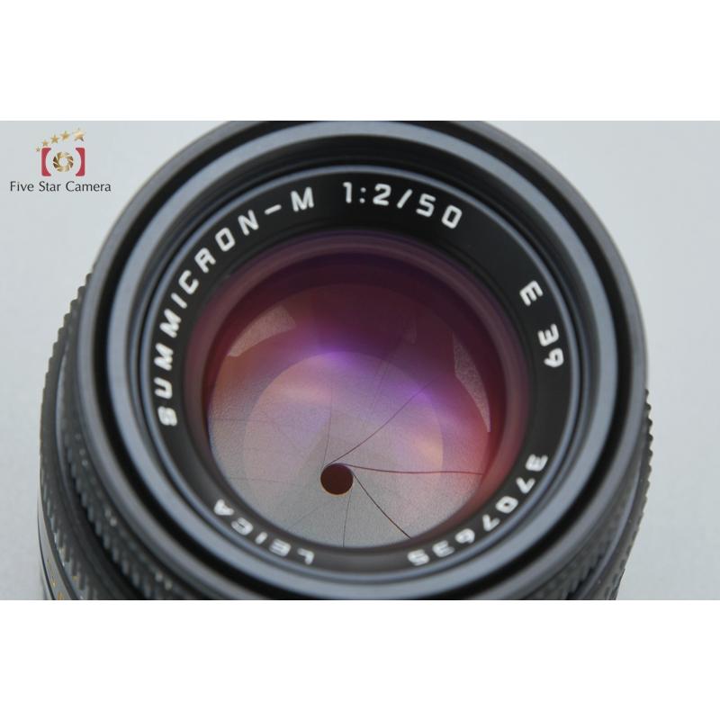 ライカ（Leica） 【中古】Leica SUMMICRON-M 50mm f/2 ブラック E39 第
