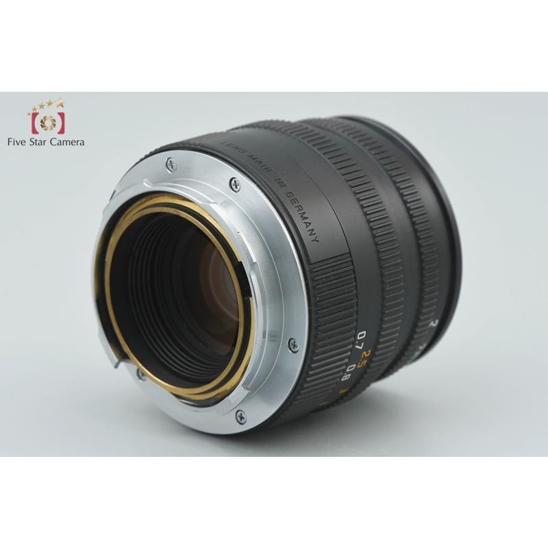ライカ（Leica） 【中古】Leica SUMMICRON-M 50mm f/2 ブラック E39 第