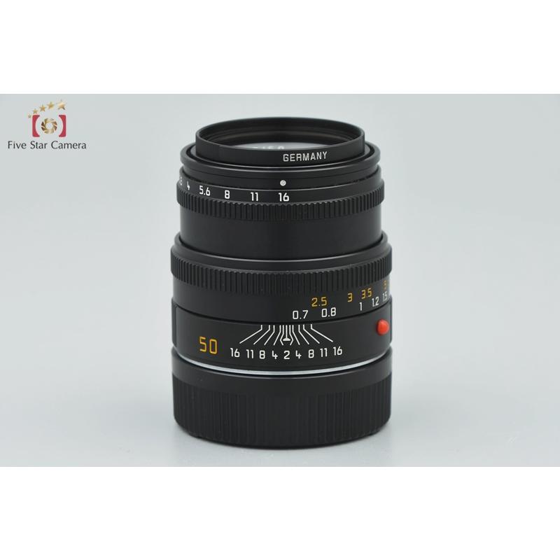 ライカ（Leica） 【中古】Leica SUMMICRON-M 50mm f/2 ブラック E39 第 