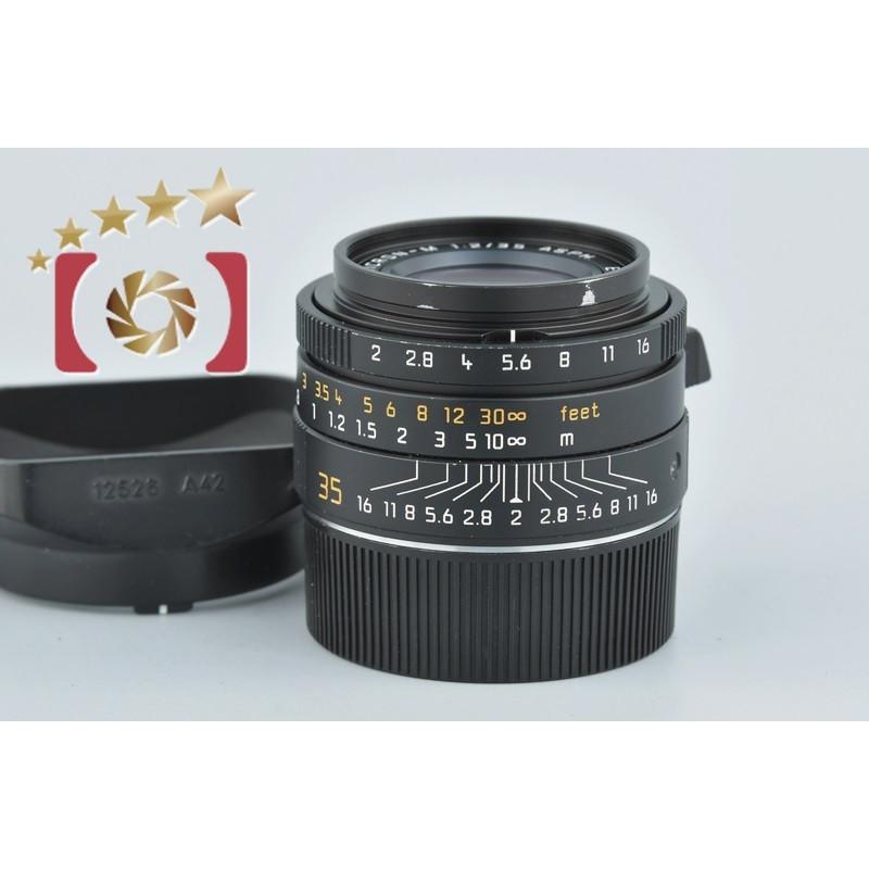 【中古】Leica ライカ SUMMICRON-M 35mm f/2 ASPH. 6bit E39 11879 ブラック  :leica-summicronm-352-asph-6bit-e39-11879-bk-4003419-0508-:中古カメラのファイブスターカメラ  - 通販 - 