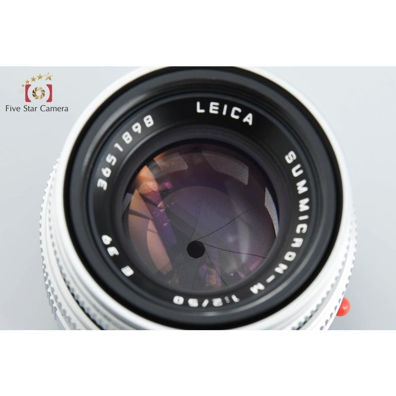 【中古】(ライカ) Leica SUMMICRON-M 50/2 11816 ライカ（Leica） 【中古】Leica SUMMICRON-M 50mm f/2 クローム E39