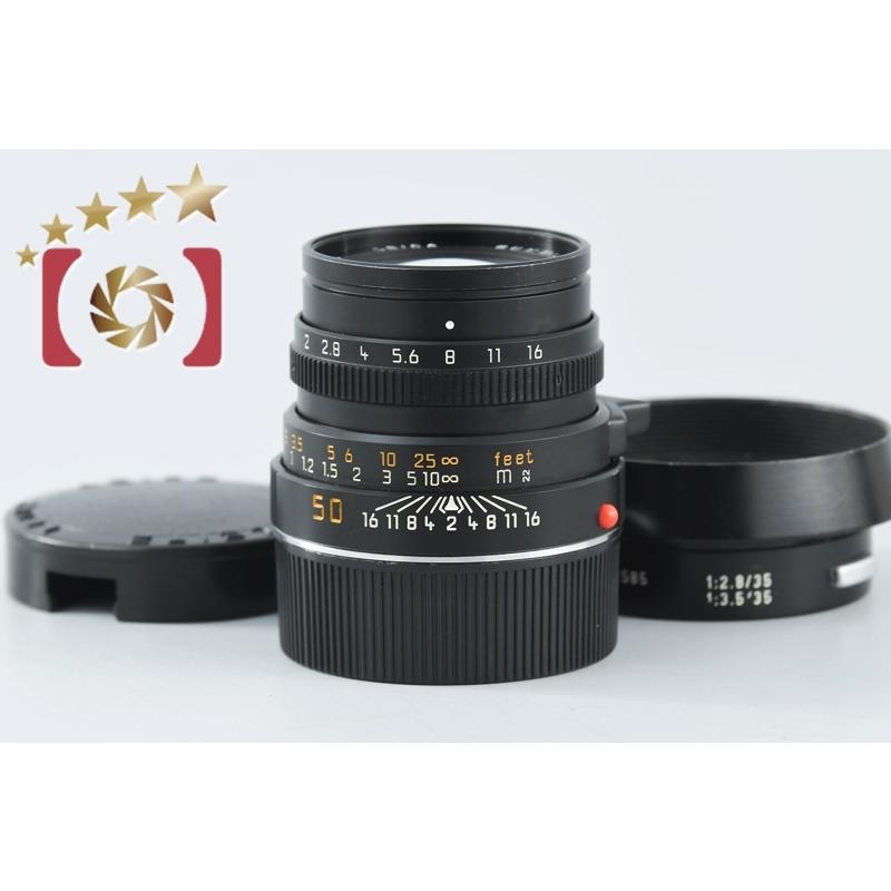 【中古】Leica ライカ SUMMICRON-M 50mm f/2 E39 第3世代 ブラック ライカ（Leica） 【中古】Leica SUMMICRON-M 50mm f/2 ブラック E39 第