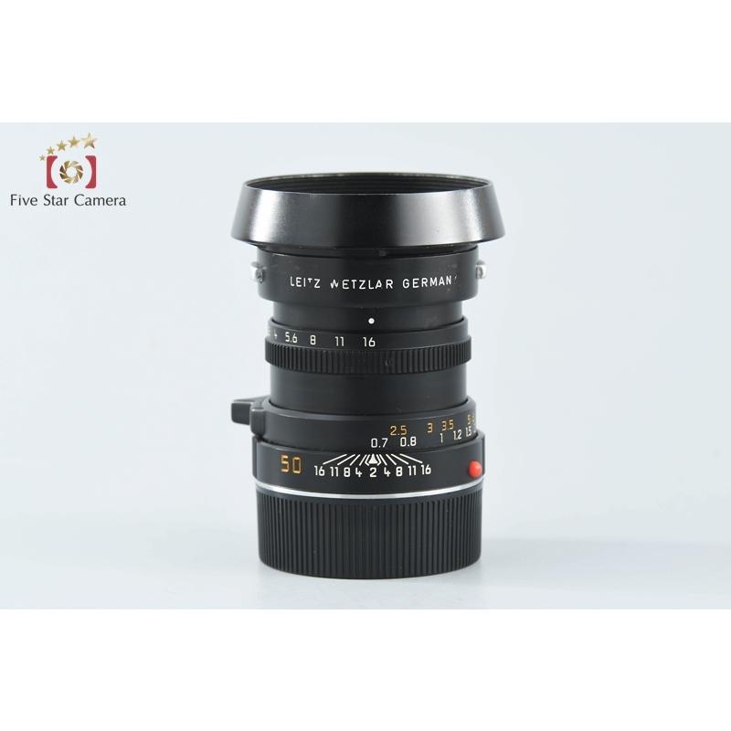 ライカ（Leica） 【中古】Leica SUMMICRON-M 50mm f/2 ブラック E39 第