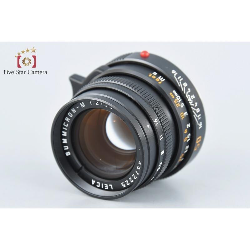 ライカ 【中古】Leica SUMMICRON-M 50mm f/2 E39 11819 第3世代 ライカ 【中古】Leica SUMMICRON-M 50mm f/2 E39 11819 第3世代