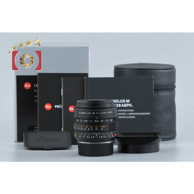 ライカ（Leica） 【中古】Leica SUMMILUX-M 28mm f/1.4 ASPH. E49