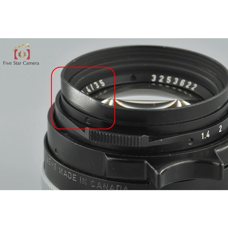 ライカ（Leica） 【中古】Leica SUMMILUX-M 35mm f/1.4 第2世代 無限遠