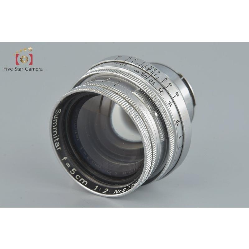 【中古】Leica ライカ Summitar 50mm f/2  L39 ライカスクリューマウント｜five-star-camera｜03