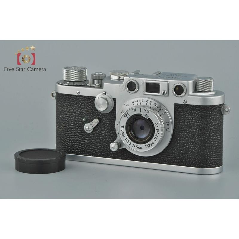 中古】Leotax レオタックス T + TOPCOR 50mm f/3.5 : 中古カメラの