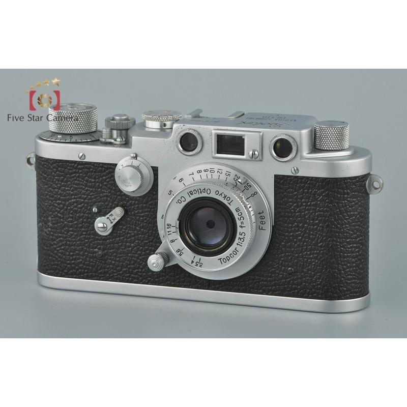 中古】Leotax レオタックス T + TOPCOR 50mm f/3.5 : 中古カメラの