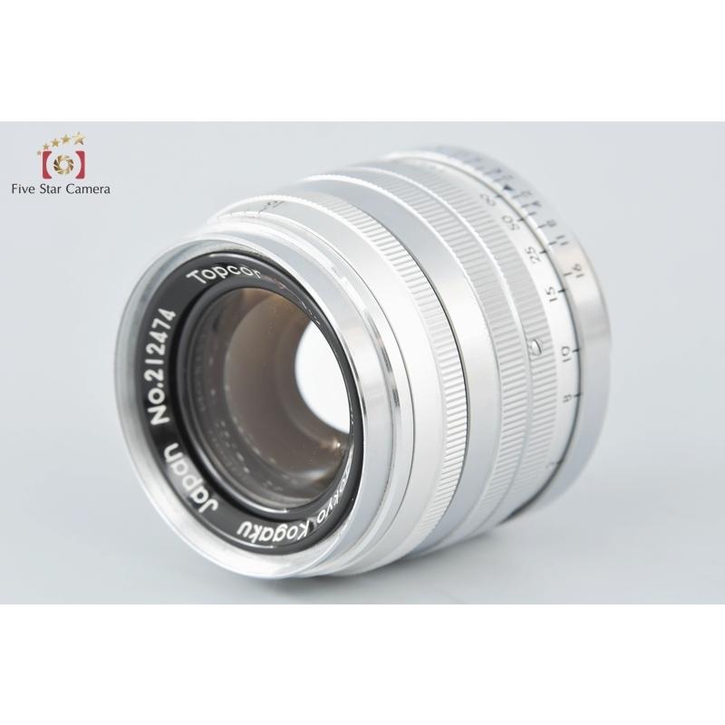 希少美品Leotax TV ＋Topcor S 5cm F2 L39,箱付 中古】Leotax レオタックス K レンジファインダーフィルムカメラ