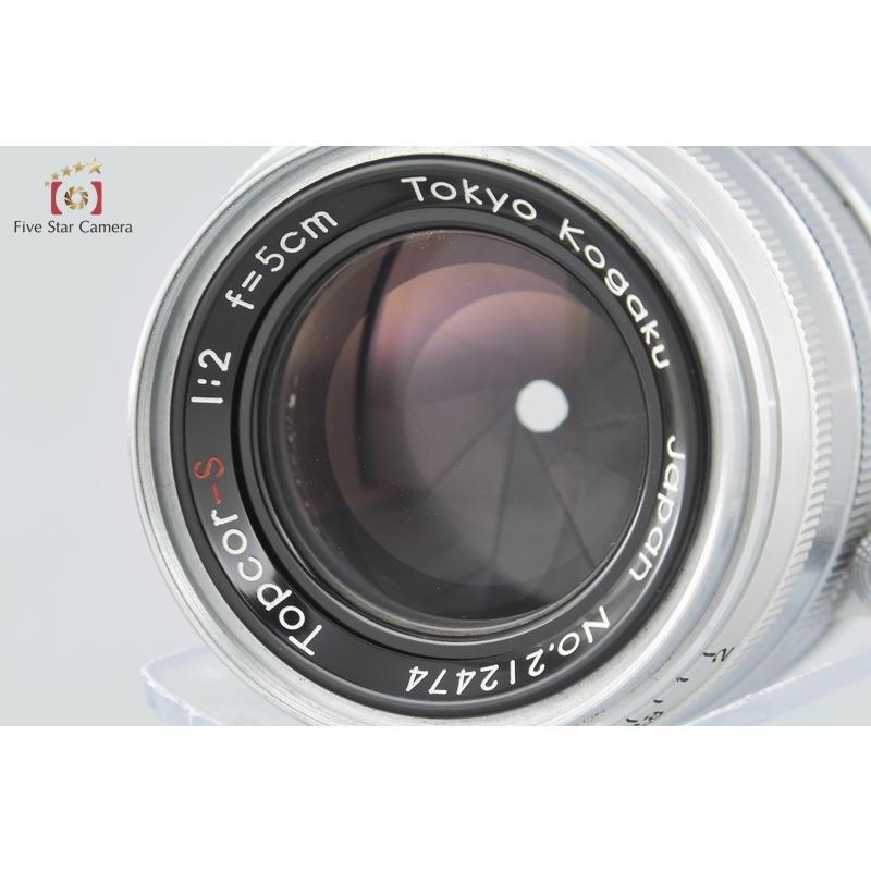 中古】Leotax レオタックス f + TOPCOR-S 50mm f/2 L39 ライカ