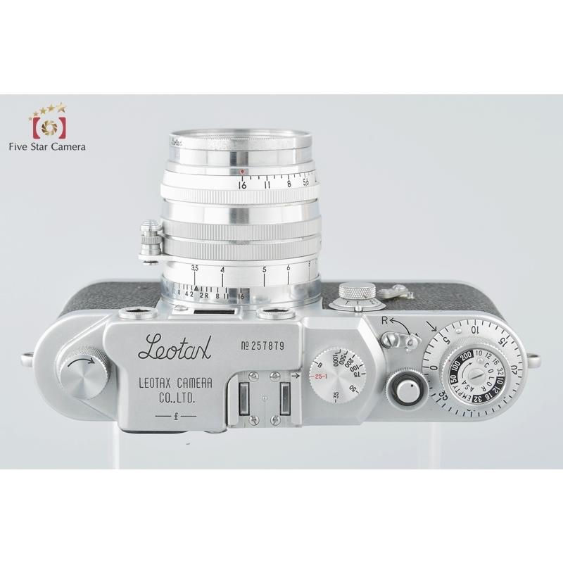 希少美品Leotax TV ＋Topcor S 5cm F2 L39,箱付 中古】Leotax レオタックス K レンジファインダーフィルムカメラ