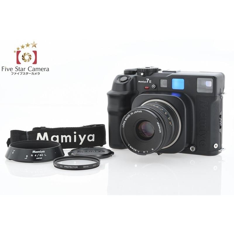 素晴らしい品質 Mamiya マミヤ 7II ブラック N 80mm f 4 L 中判