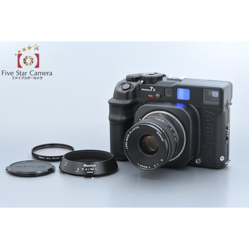 Mamiya 【中古】Mamiya マミヤ 7II ブラック + N 80mm f/4 L 中 Mamiya 【中古】Mamiya マミヤ 7II ブラック + N 80mm f/4 L 中