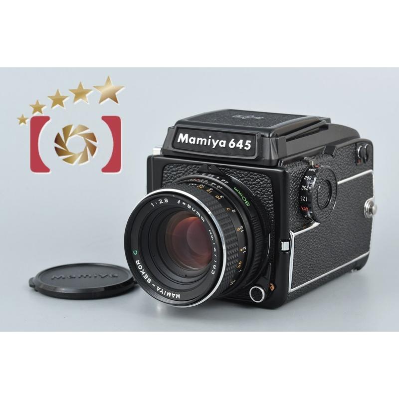 人気の製品 Mamiya マミヤ M645 1000S + SEKOR C 80mm f 2.8