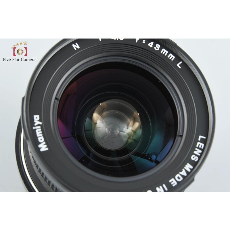 マミヤ7用 43ミリF4.5 Mint] MAMIYA N 43mm f/4.5 L Wide Angle Lens for MAMIYA 7 7II