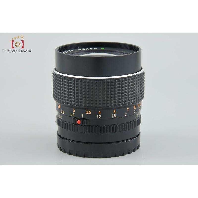 Mamiya マミヤ SEKOR C 80mm F1.9 M645用 柔らかなボケ味と高解像を両立する中判レンズ Sekor C 80mm F1.9