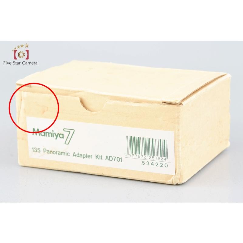 最大41%OFFクーポンMamiya マミヤ 7用 135 AD701 パノラマアダプター