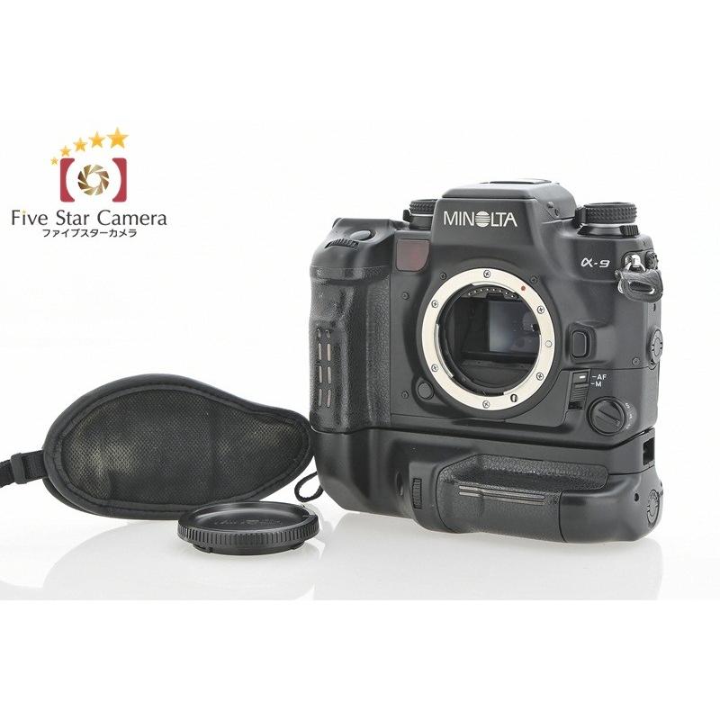 Minolta α-9 フィルムカメラボディ+バッテリーグリップ VC-9M-
