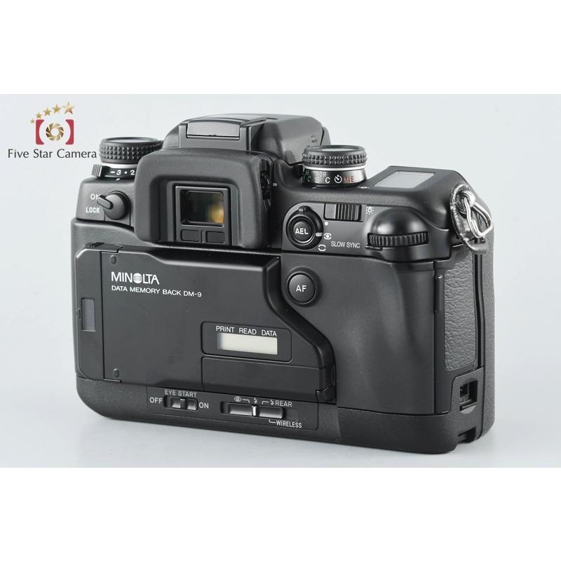 コニカミノルタ 【中古】MINOLTA ミノルタ α-9 + DM-9 データ コニカミノルタ 【中古】MINOLTA ミノルタ α-9 + DM-9 データ