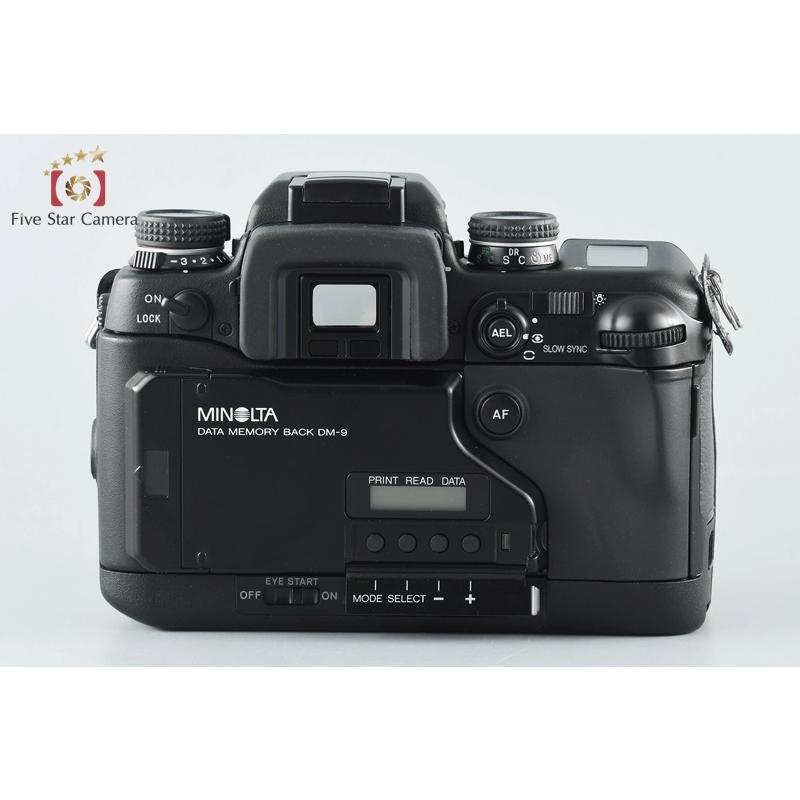 コニカミノルタ 【中古】MINOLTA ミノルタ α-9 + DM-9 データ コニカミノルタ 【中古】MINOLTA ミノルタ α-9 + DM-9 データ