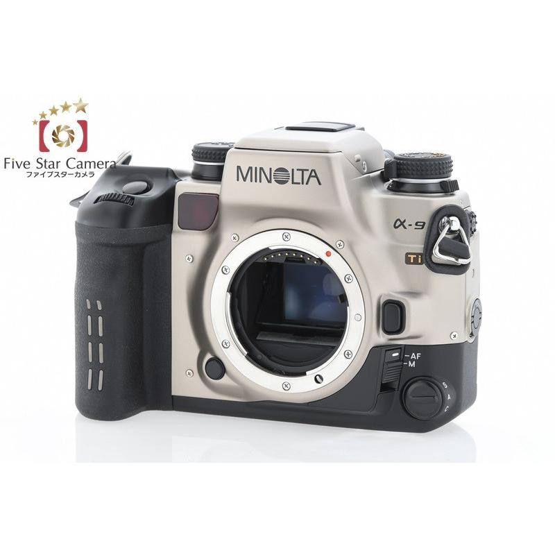 MINOLTA ミノルタ 一眼レフカメラ a-9 アルファ 9 Ti ボディ ミノルタ Minolta α-9 alpha-9 フィルム一眼レフカメラ