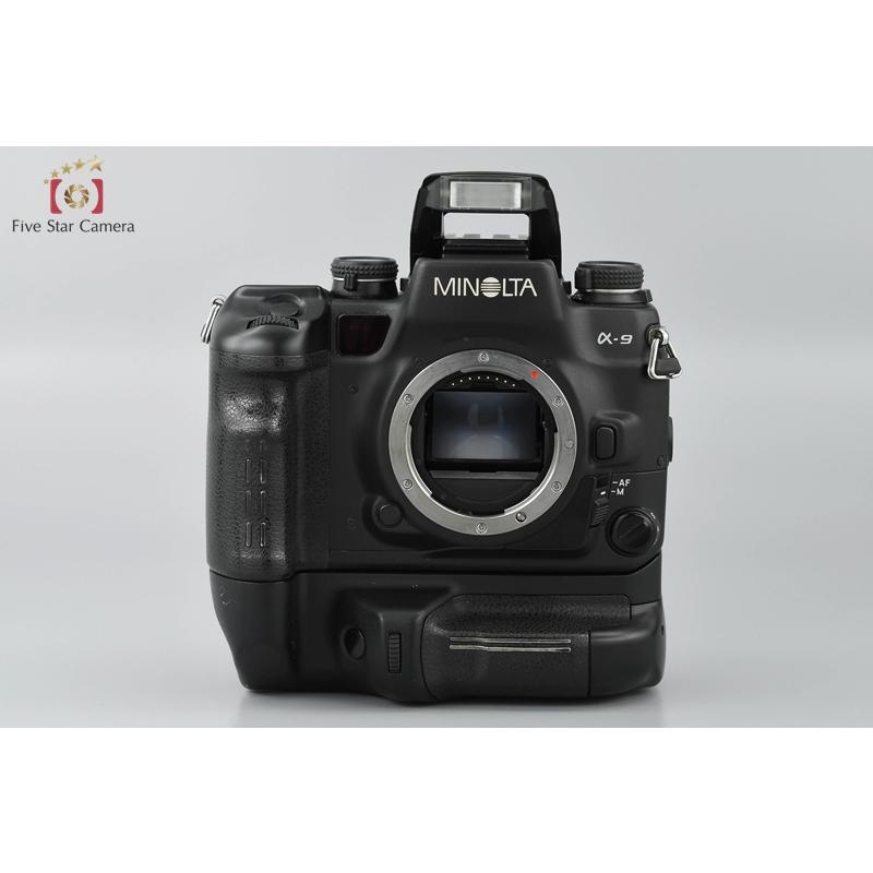 中古】MINOLTA ミノルタ α-9 + VC-9 バッテリーグリップ + 3500xi 