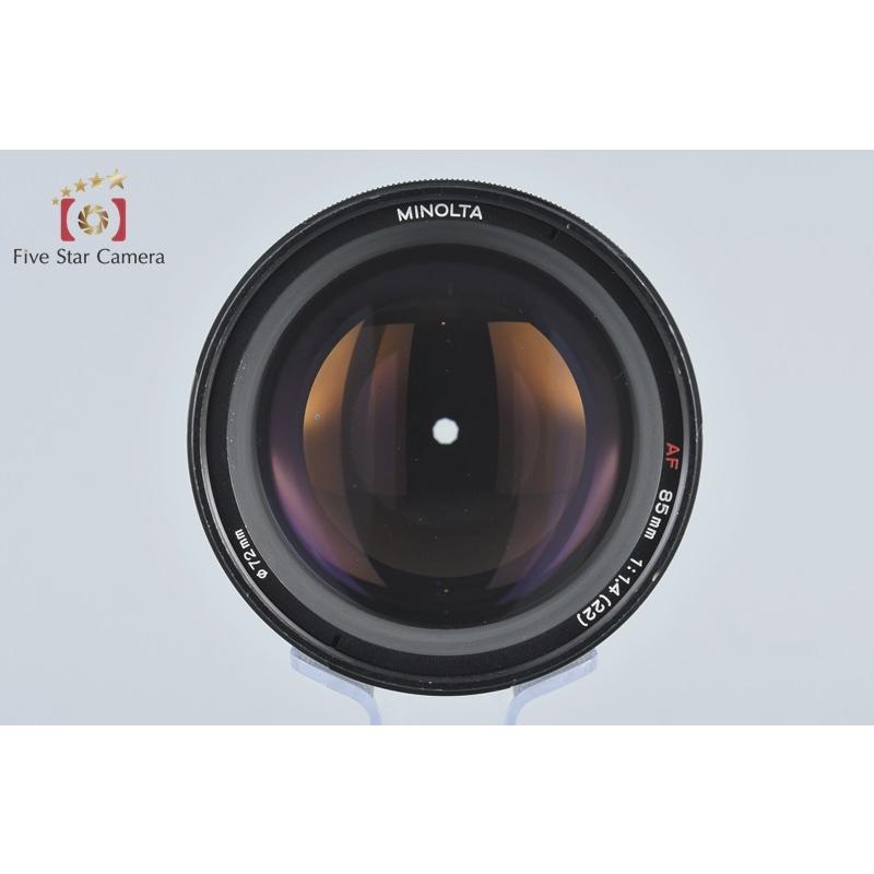 KONICA MINOLTA - 【中古】(ミノルタ) MINOLTA AF 85/1.4 旧 コニカミノルタ 【中古】MINOLTA ミノルタ AF 85mm f/1.4 旧