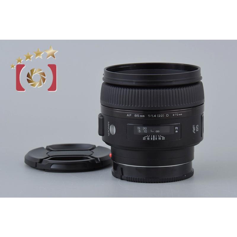 コニカミノルタ 【中古】MINOLTA ミノルタ AF 85mm f/1.4 G (D) : 中古