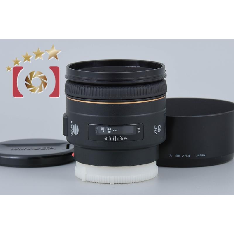コニカミノルタ 【中古】MINOLTA ミノルタ AF 85mm f/1.4 G コニカミノルタ 【中古】MINOLTA ミノルタ AF 85mm f/1.4 G
