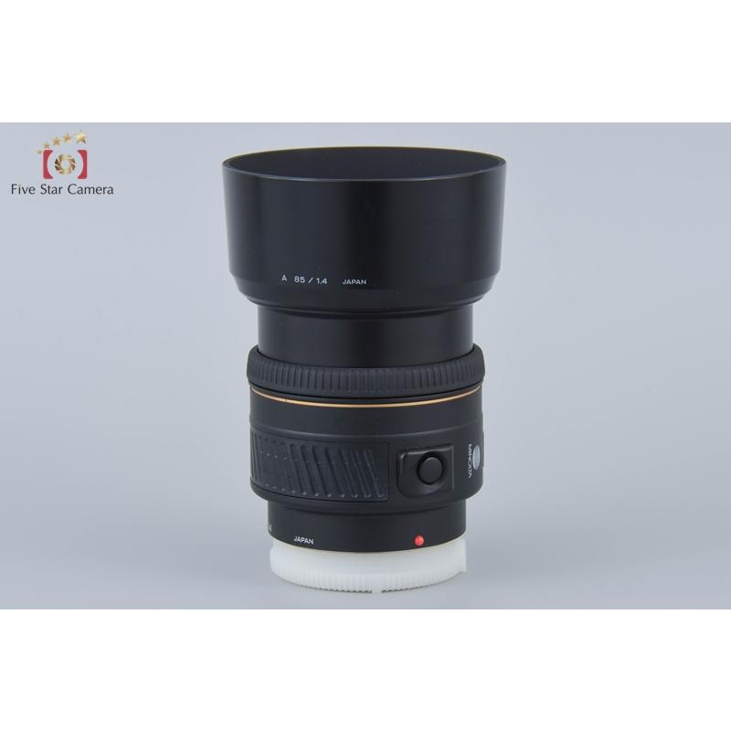 コニカミノルタ 【中古】MINOLTA ミノルタ AF 85mm f/1.4 G コニカミノルタ 【中古】MINOLTA ミノルタ AF 85mm f/1.4 G