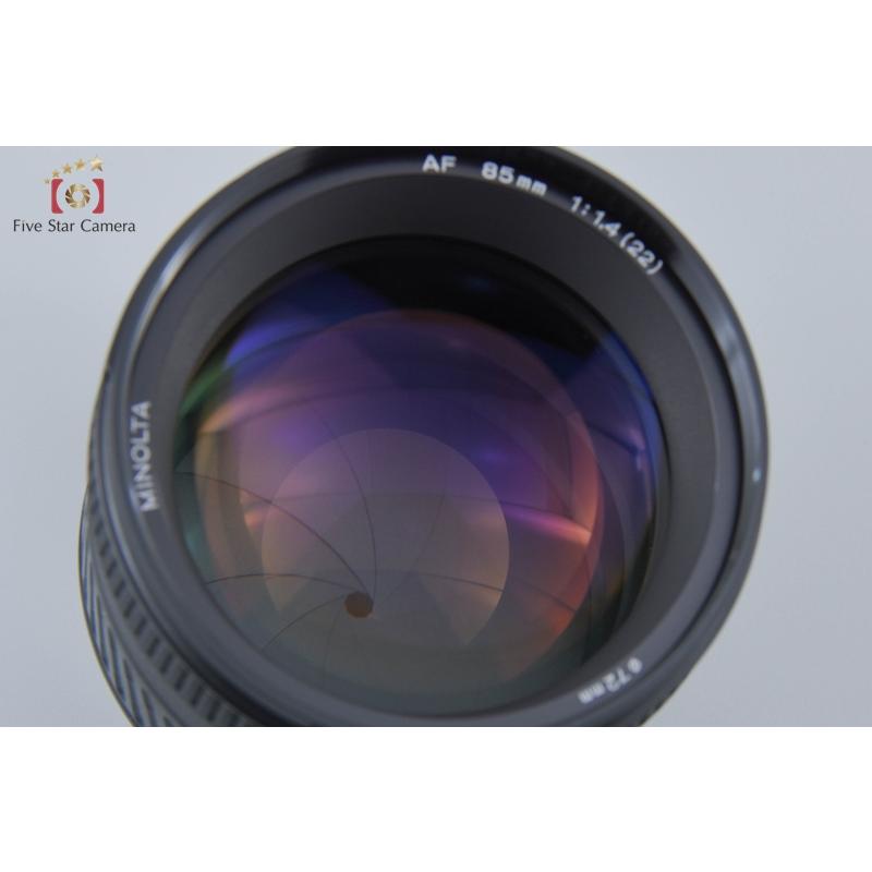 コニカミノルタ 【中古】MINOLTA ミノルタ AF 85mm f/1.4 G コニカミノルタ 【中古】MINOLTA ミノルタ AF 85mm f/1.4 G