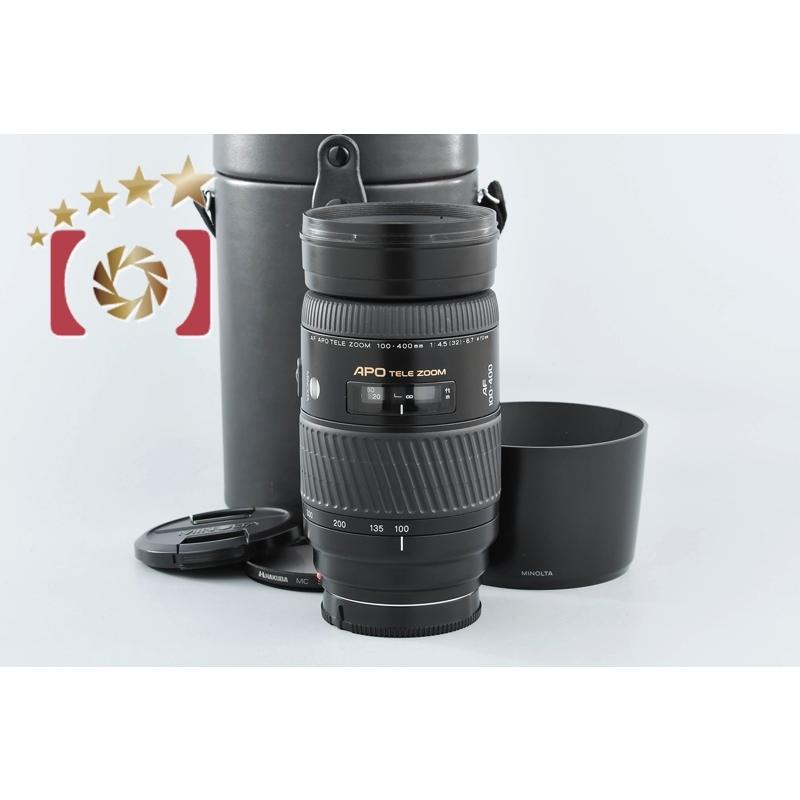【中古】MINOLTA ミノルタ AF APO TELE ZOOM 100-400mm f/4.5-6.7  :minolta-af-apo-telezoom-1004004567-18402260-1201-:中古カメラのファイブスターカメラ - 通販 -  Yahoo!ショッピング