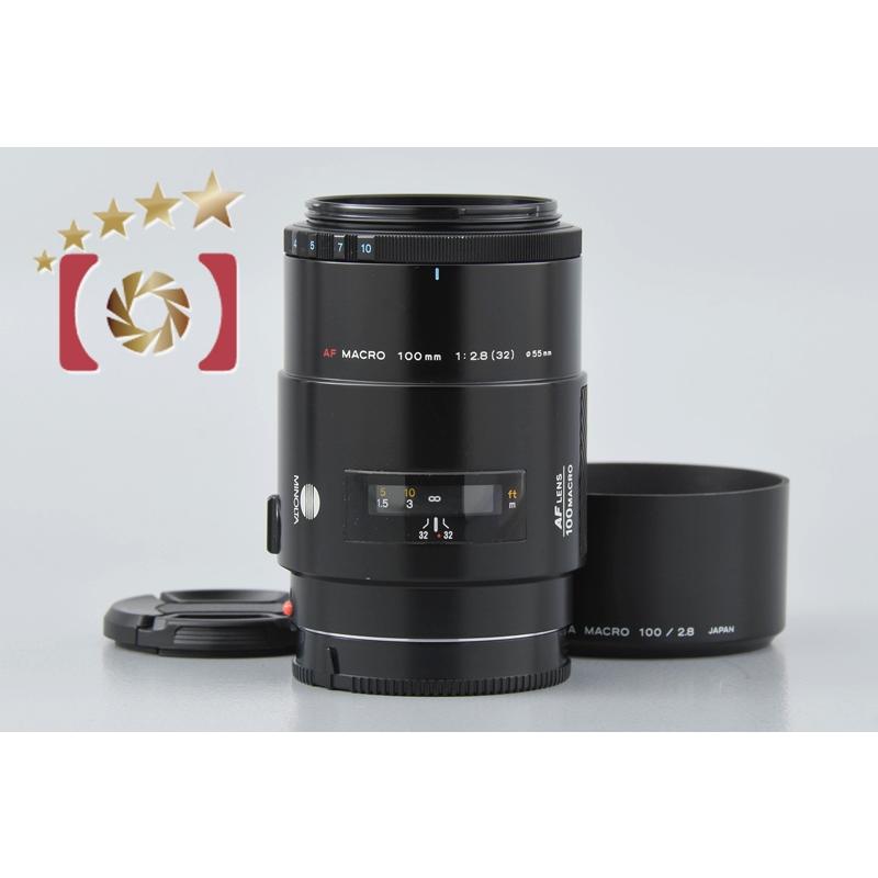 コニカミノルタ 【中古】MINOLTA ミノルタ AF MACRO 100mm f/2.8 コニカミノルタ 【中古】MINOLTA ミノルタ AF MACRO 100mm f/2.8