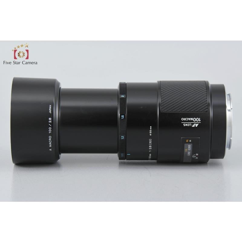 コニカミノルタ 【中古】MINOLTA ミノルタ AF MACRO 100mm f/2.8 コニカミノルタ 【中古】MINOLTA ミノルタ AF MACRO 100mm f/2.8