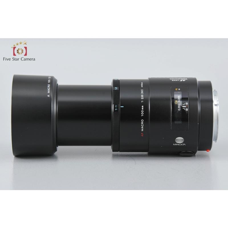 コニカミノルタ 【中古】MINOLTA ミノルタ AF MACRO 100mm f/2.8 コニカミノルタ 【中古】MINOLTA ミノルタ AF MACRO 100mm f/2.8