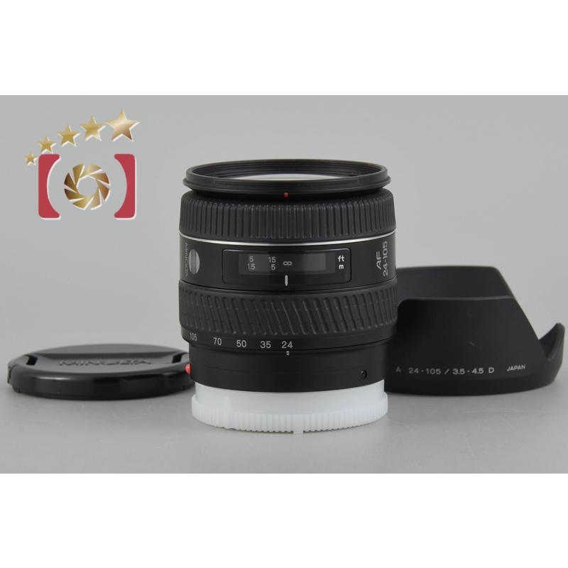 Minolta AF 24-105mm F/3.5-4.5 D Zoom Lens Camera for Sony A-Mount Black