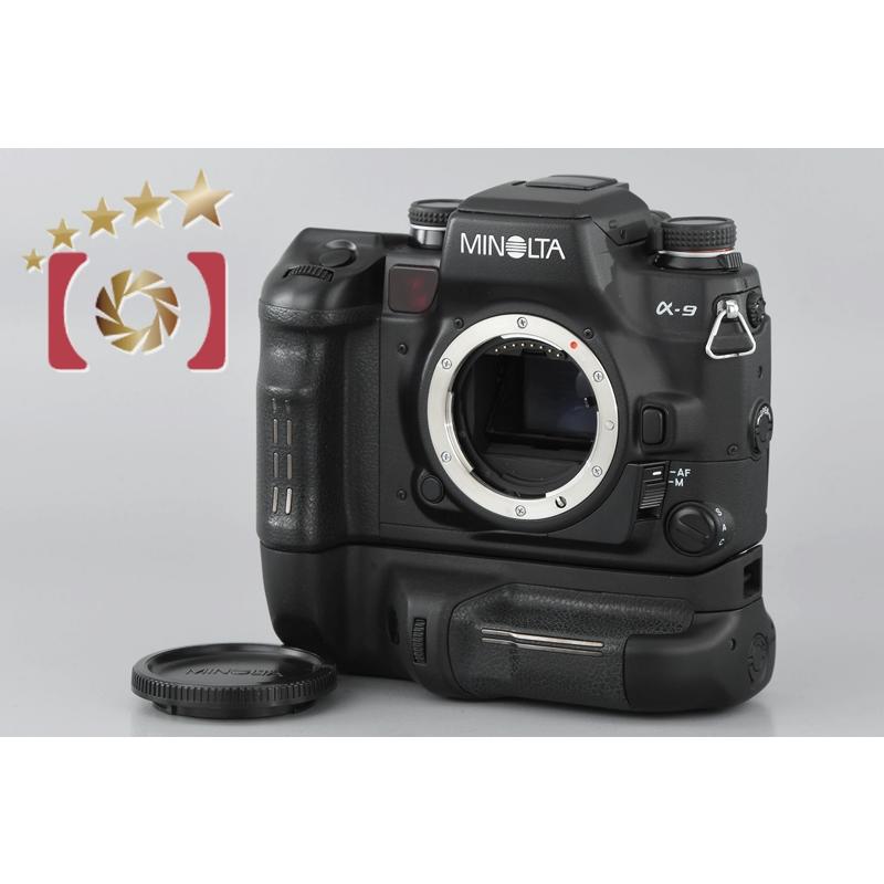 【中古】MINOLTA ミノルタ α9 フィルム一眼レフカメラ + VC9 バッテリーグリップ minoltaalpha9vc9