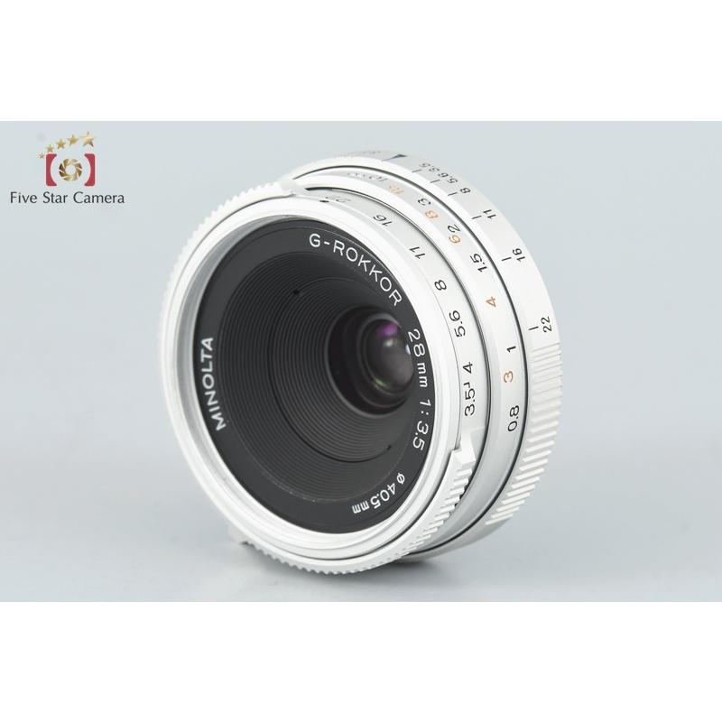 コニカミノルタ 【中古】MINOLTA ミノルタ G-ROKKOR 28mm f/3.5 コニカミノルタ 【中古】MINOLTA ミノルタ G-ROKKOR 28mm f/3.5