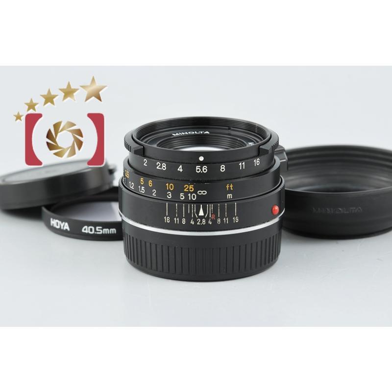 【中古】MINOLTA ミノルタ M-ROKKOR 40mm f/2 後期 ライカMマウント コニカミノルタ（KONICA MINOLTA） 【中古】MINOLTA ミノルタ M-ROKKOR