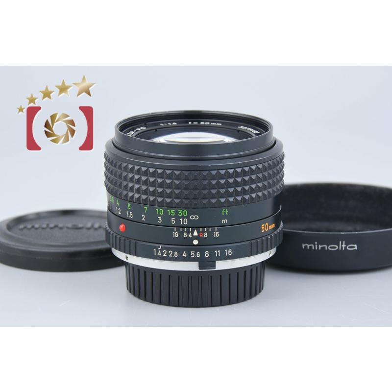 【中古】MINOLTA ミノルタ MC ROKKOR-PG 50mm f/1.4 コニカミノルタ（KONICA MINOLTA） 【中古】MINOLTA ミノルタ MC