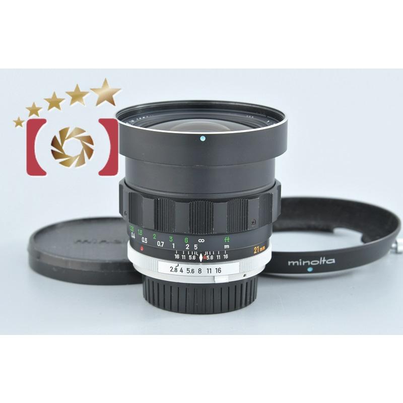 コニカミノルタ 【中古】MINOLTA ミノルタ MC W.ROKKOR-NL 21mm