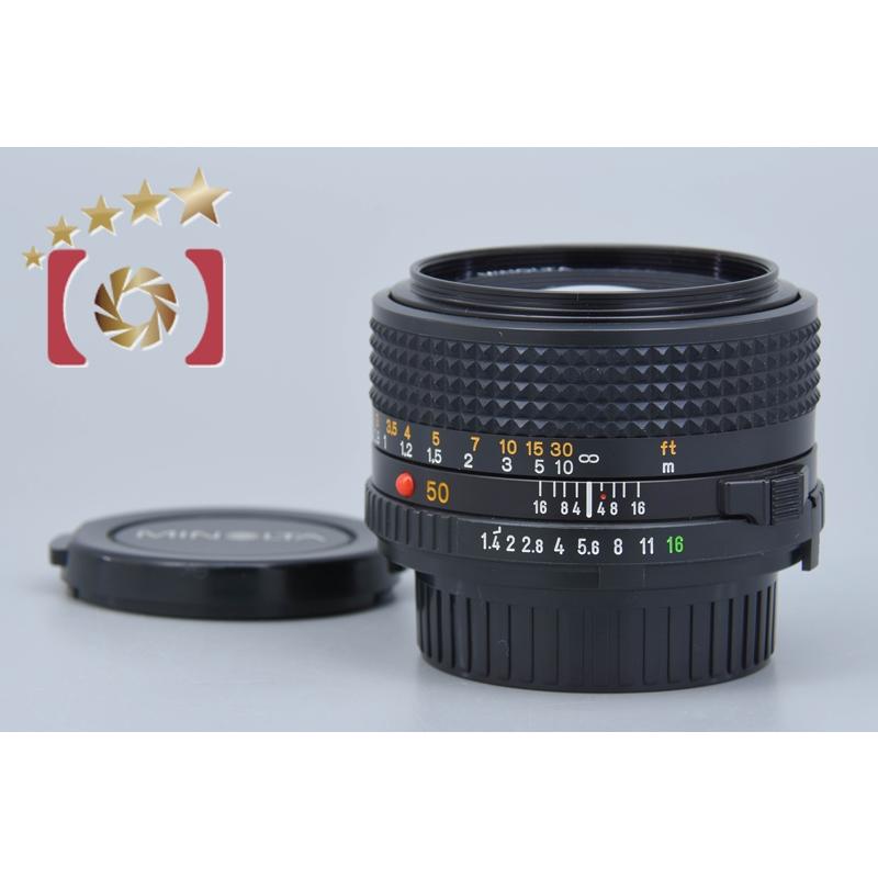 コニカミノルタ 【中古】MINOLTA ミノルタ MD 50mm f/1.4 : 中古カメラ