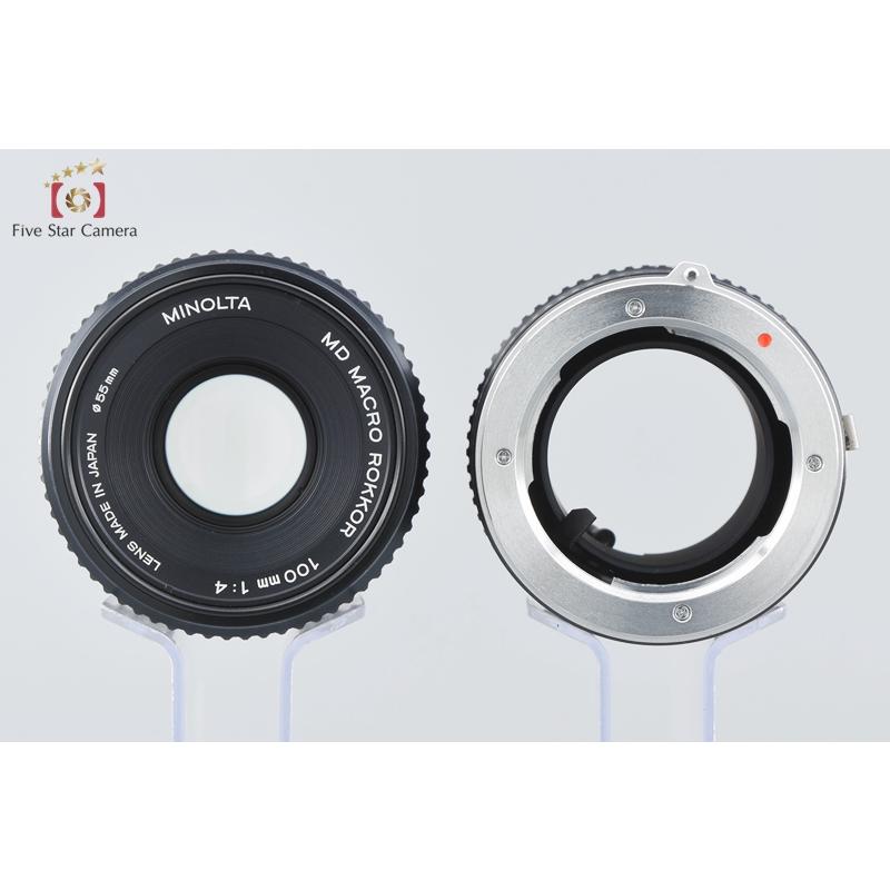 コニカミノルタ 【中古】MINOLTA ミノルタ MD MACRO ROKKOR コニカミノルタ 【中古】MINOLTA ミノルタ MD MACRO ROKKOR