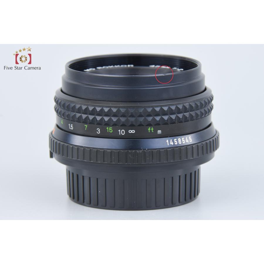 コニカミノルタ 【中古】MINOLTA ミノルタ MD ROKKOR 45mm f/2 コニカミノルタ 【中古】MINOLTA ミノルタ MD ROKKOR 45mm f/2