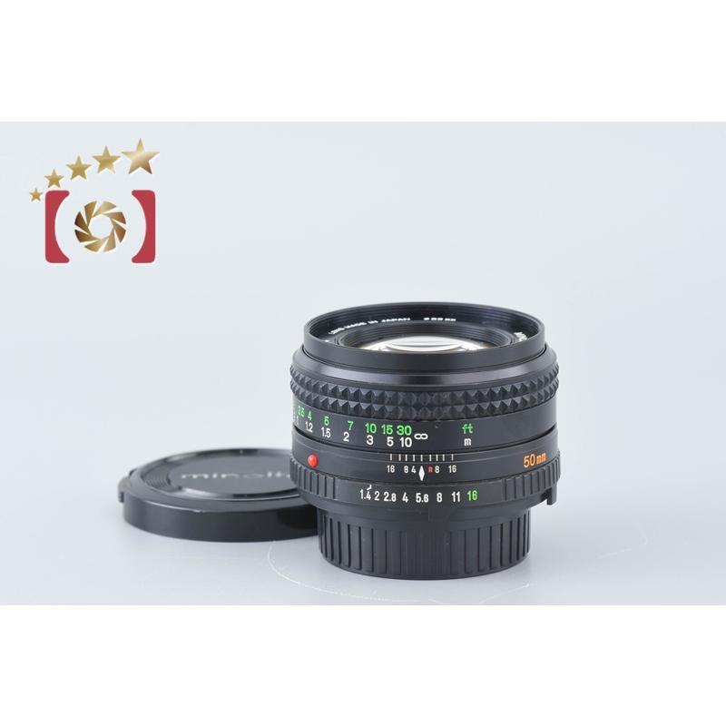 コニカミノルタ 【中古】MINOLTA ミノルタ MD ROKKOR 50mm f/1.4  
